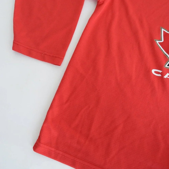 Vintage 98'-99' Bauer Red Team Canada Red Hockey Jersey Size Large - Picture 8 of 11